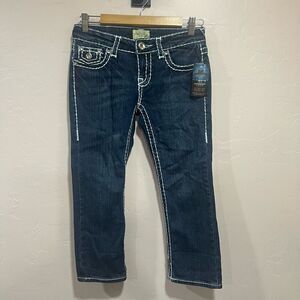 L.A. Idol dark wash denim capri pants SIZE 3